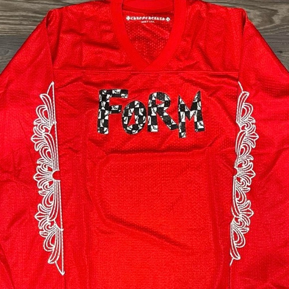 Chrome Hearts Red Mesh Top - Picture 1 of 3